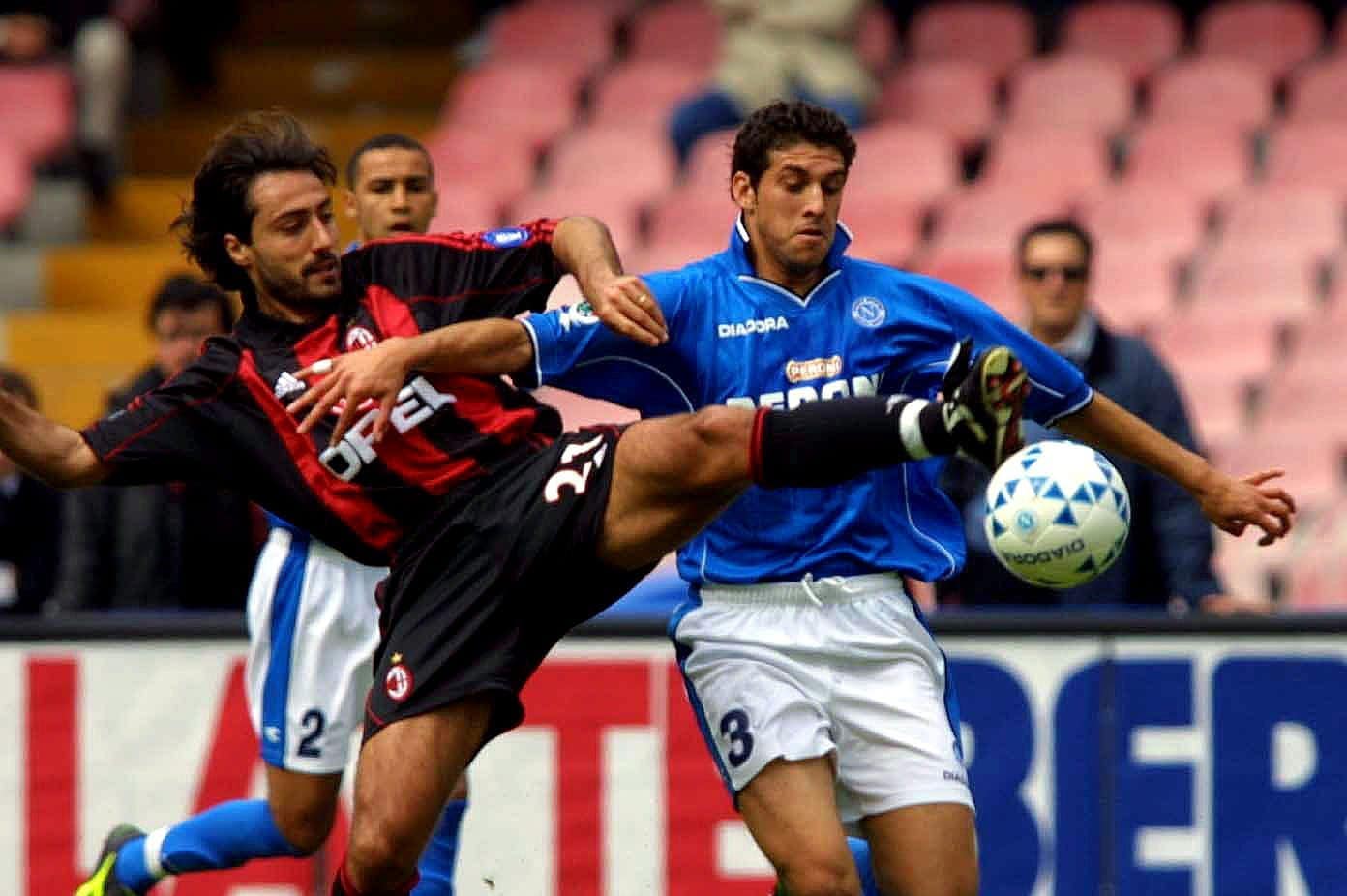 Federico Giunti in azione con la maglia del Milan.