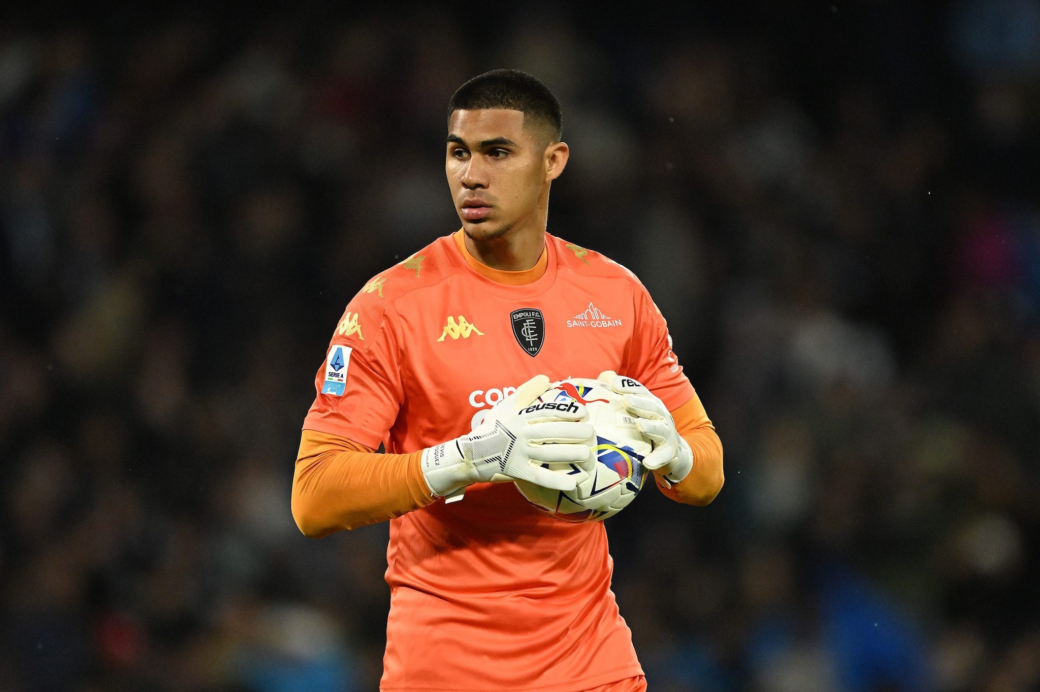 Il portiere Vasquez lo scorso anno all’Empoli in prestito.