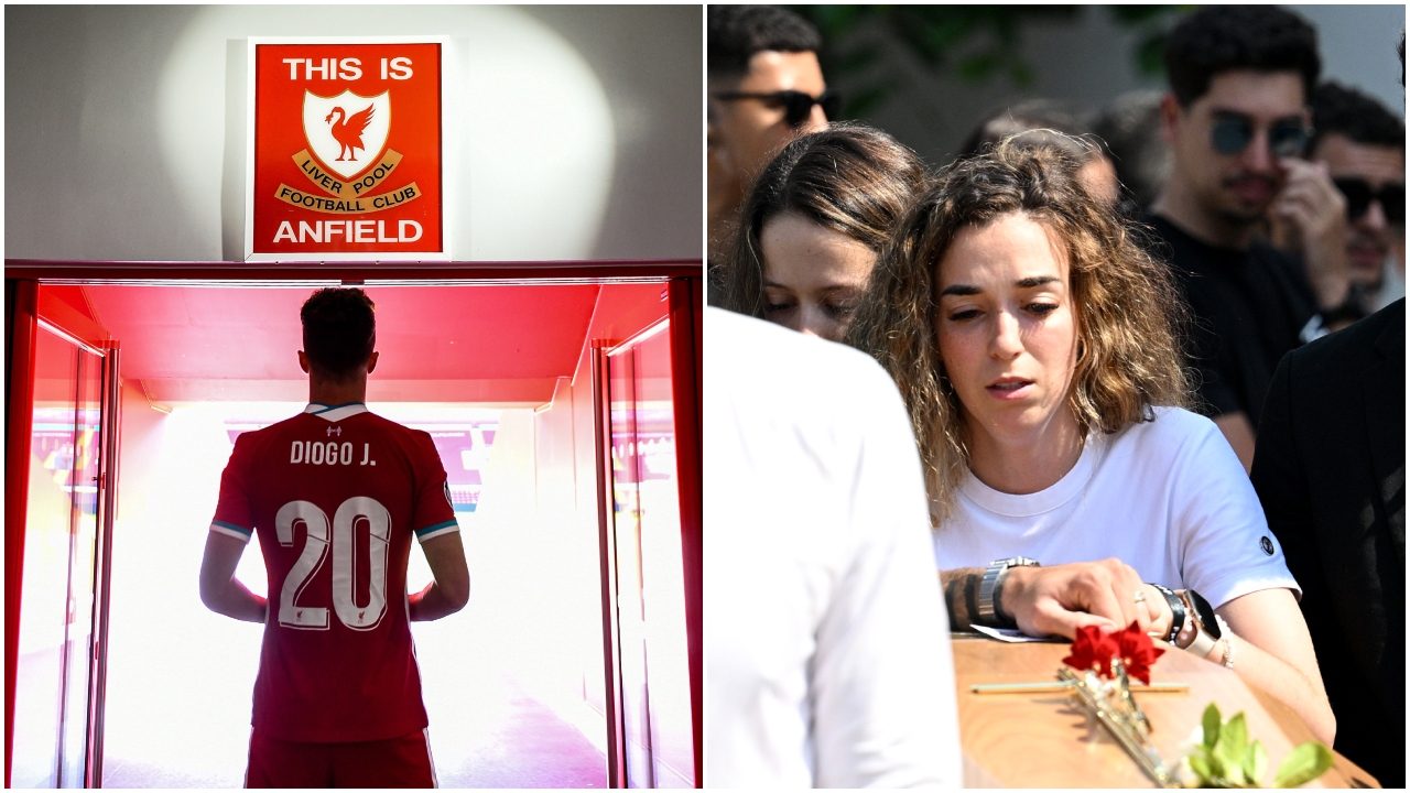 Il Liverpool spiega perché non ha ritirato subito la maglia di Diogo Jota: "Era fondamentale coinvolgere Rute"