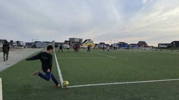 Il calcio in Groenlandia (foto MARCA).