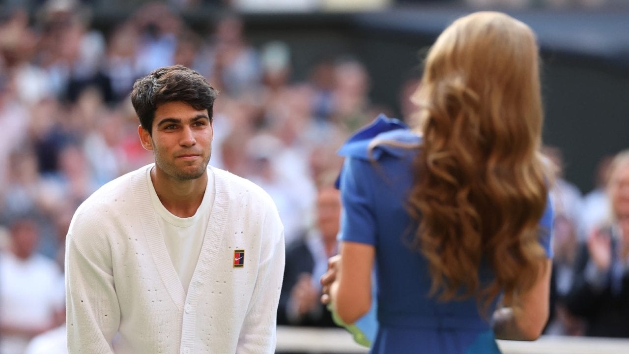 Alcaraz e il gesto virale verso la Principessa Kate a Wimbledon: non era previsto dal protocollo