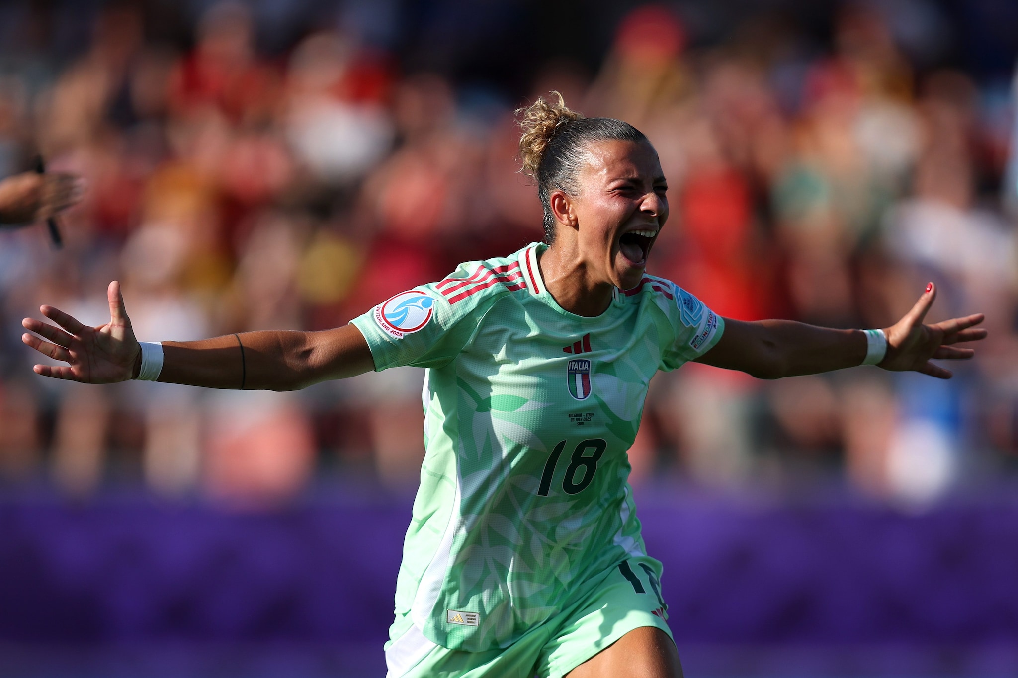 L'Italia parte bene agli Europei femminili, Belgio battuto 1-0: decide un gol di Caruso
