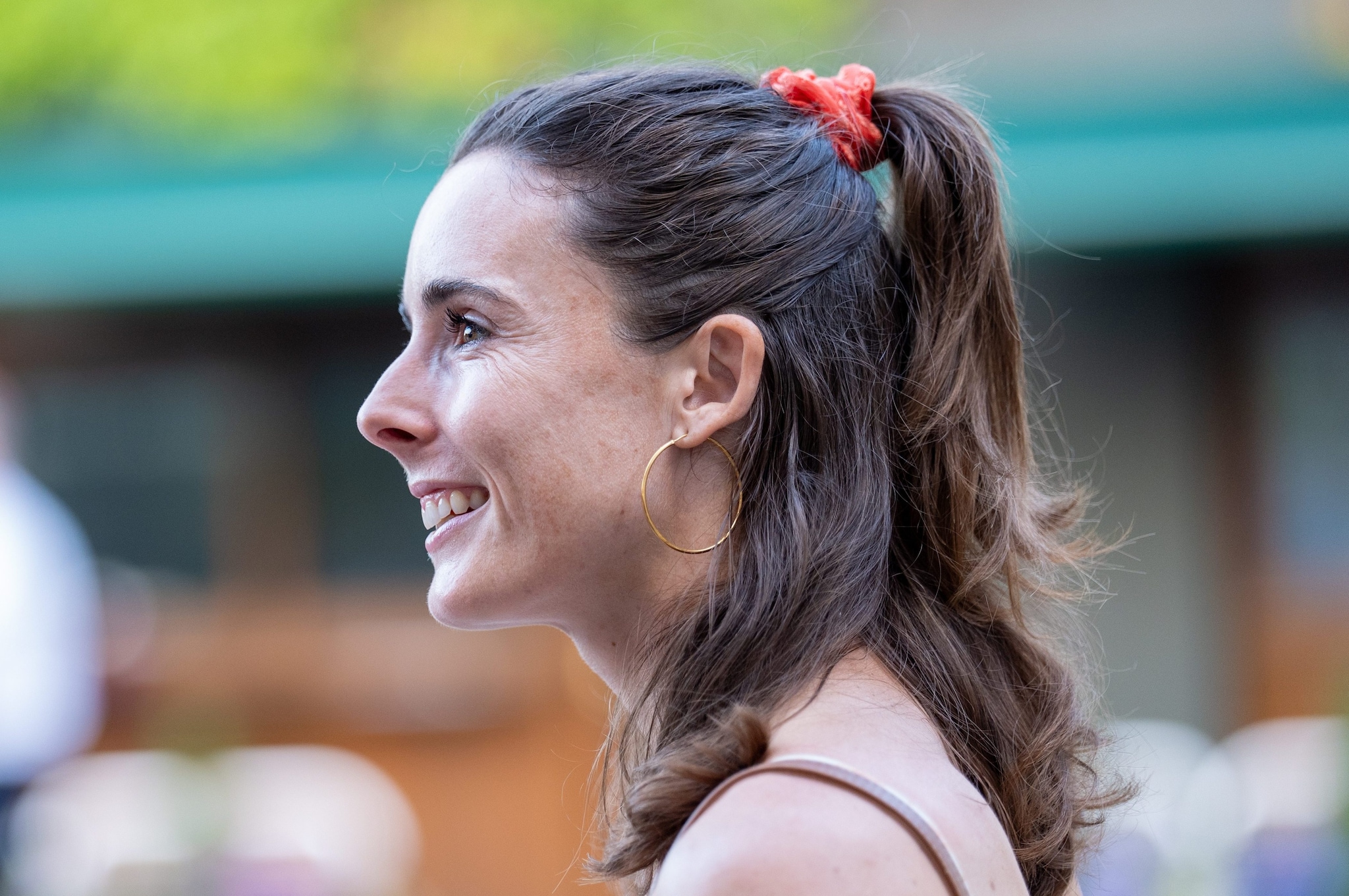 Alize Cornet a Wimbledon in questi giorni: ha provato invano a superare le qualificazioni