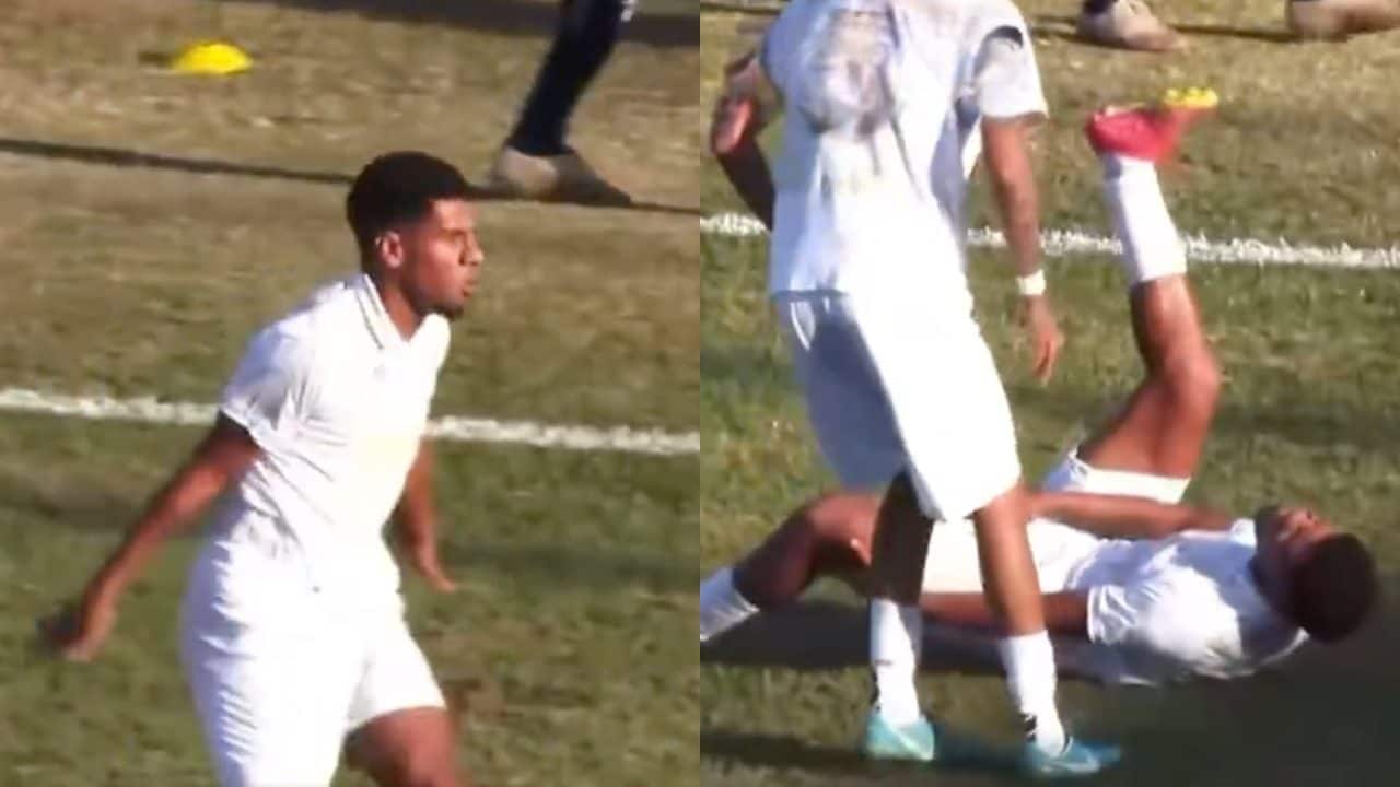 Lo strano infortunio di Kesley: imita l'esultanza di Cristiano Ronaldo dopo un gol ma si fa male