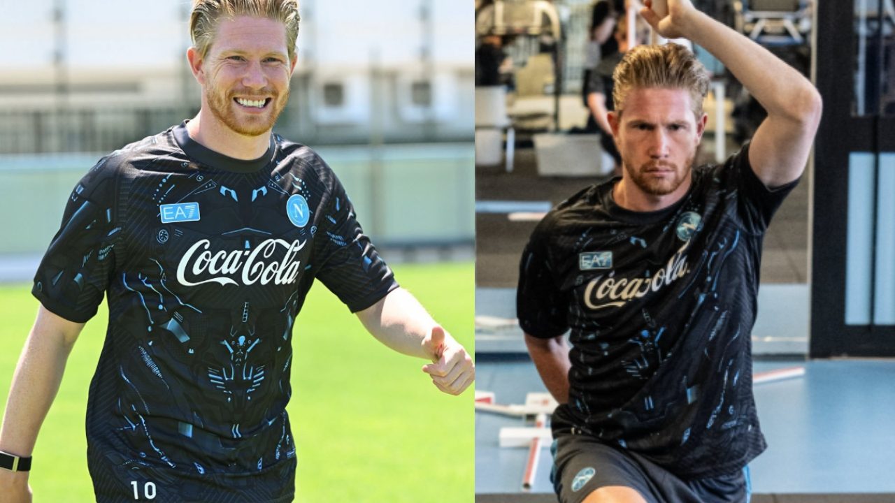 De Bruyne al Napoli si allena con il numero 10, ma non avrà la maglia di Maradona
