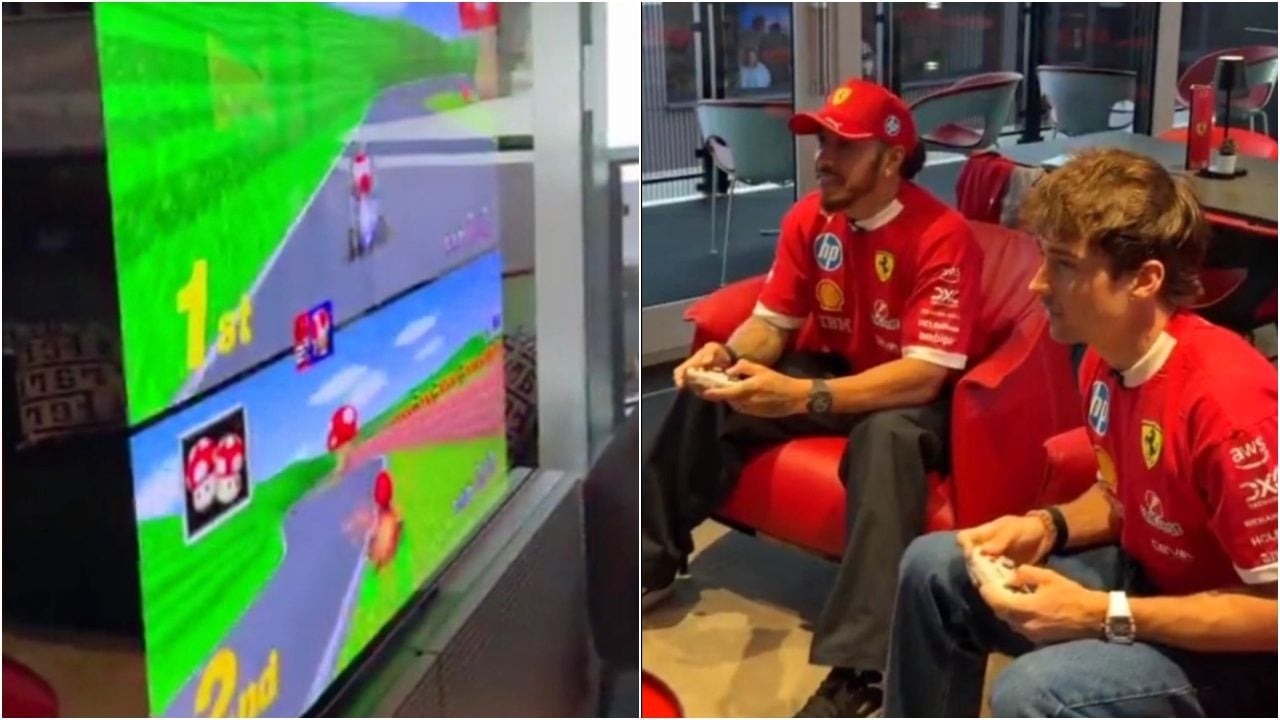 Leclerc batte Hamilton al videogioco: "Almeno, ho vinto la prima gara". Lewis lo mette a posto