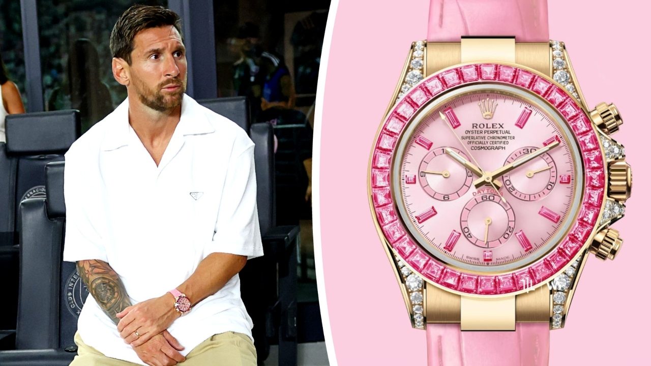 Lionel Messi sfoggia l'esclusivo Rolex Daytona Barbie: un orologio da capogiro per pochi eletti!