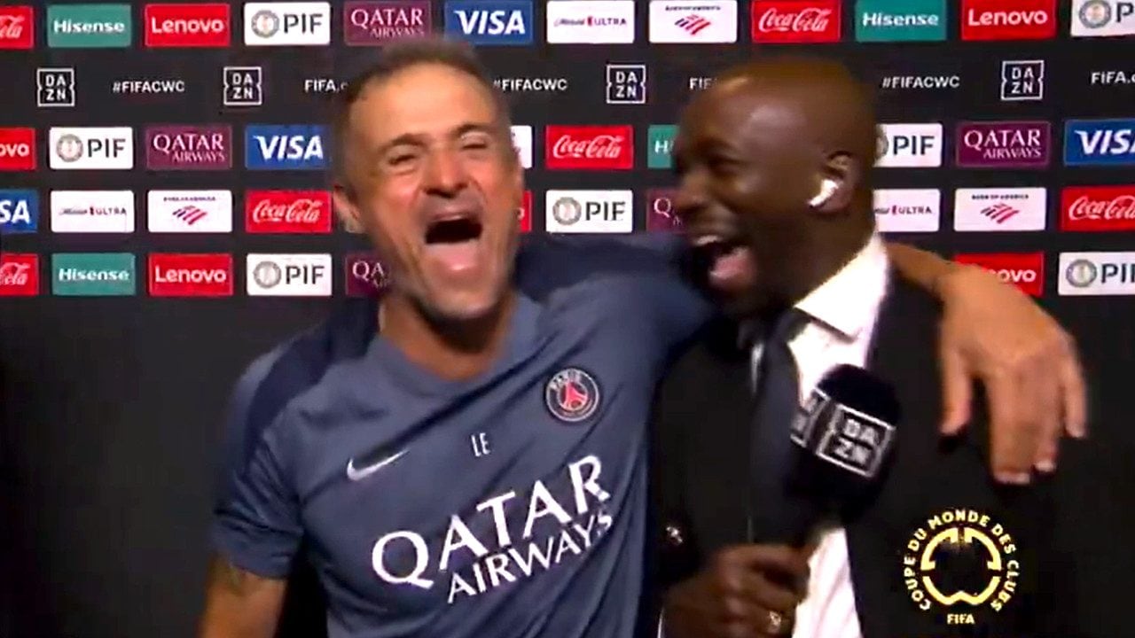 PSG ingiocabile, Luis Enrique si burla di Makélélé in diretta TV: "Come fermarci? Tu hai figli?"