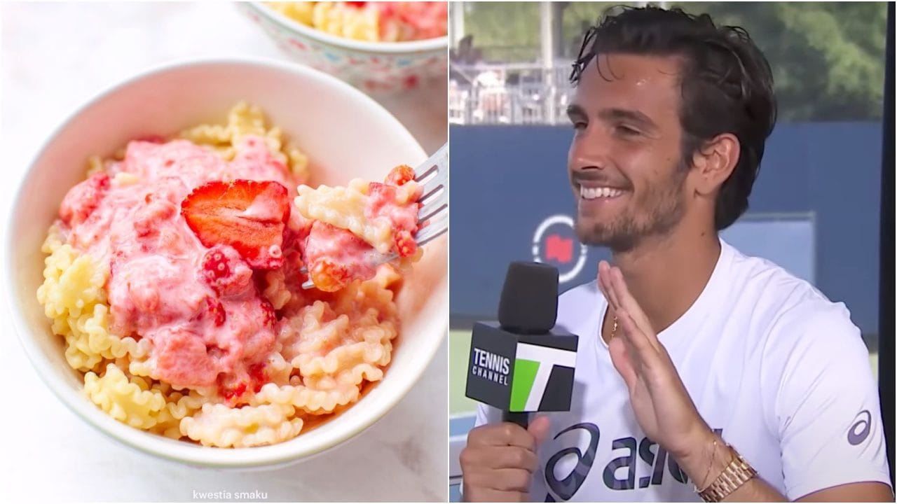 Musetti inorridisce quando sente della pasta alle fragole di Iga Swiatek: "Guarda la mia reazione"