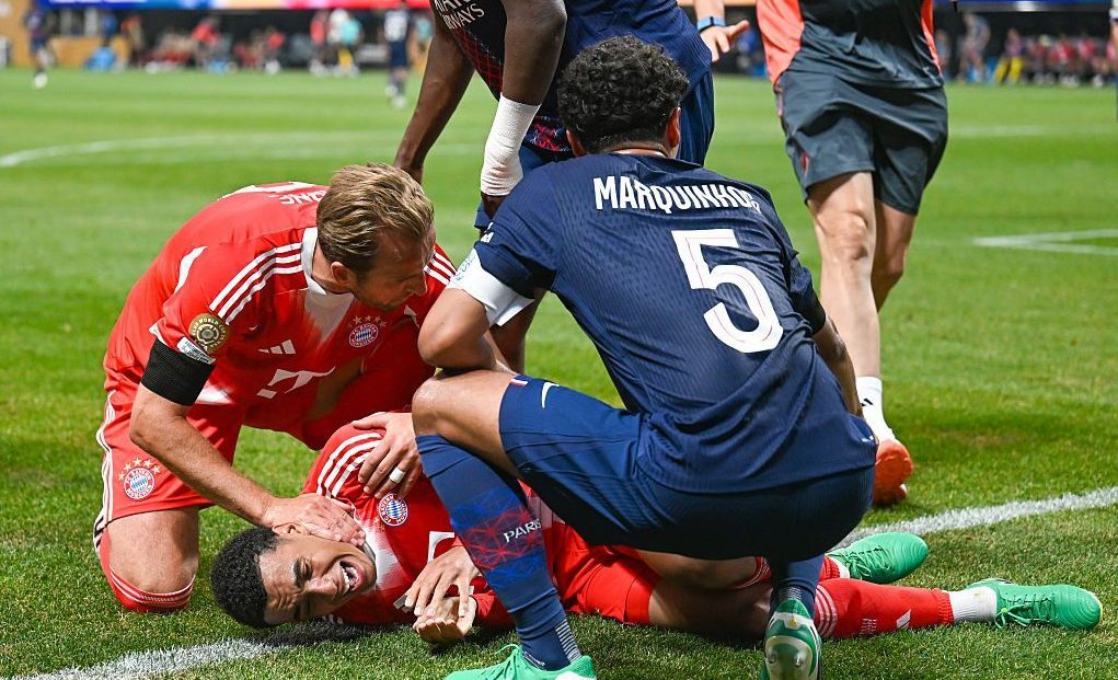 Le condizioni di Musiala dopo l'infortunio con Donnarumma: "È grave, tempi di recupero lunghi"