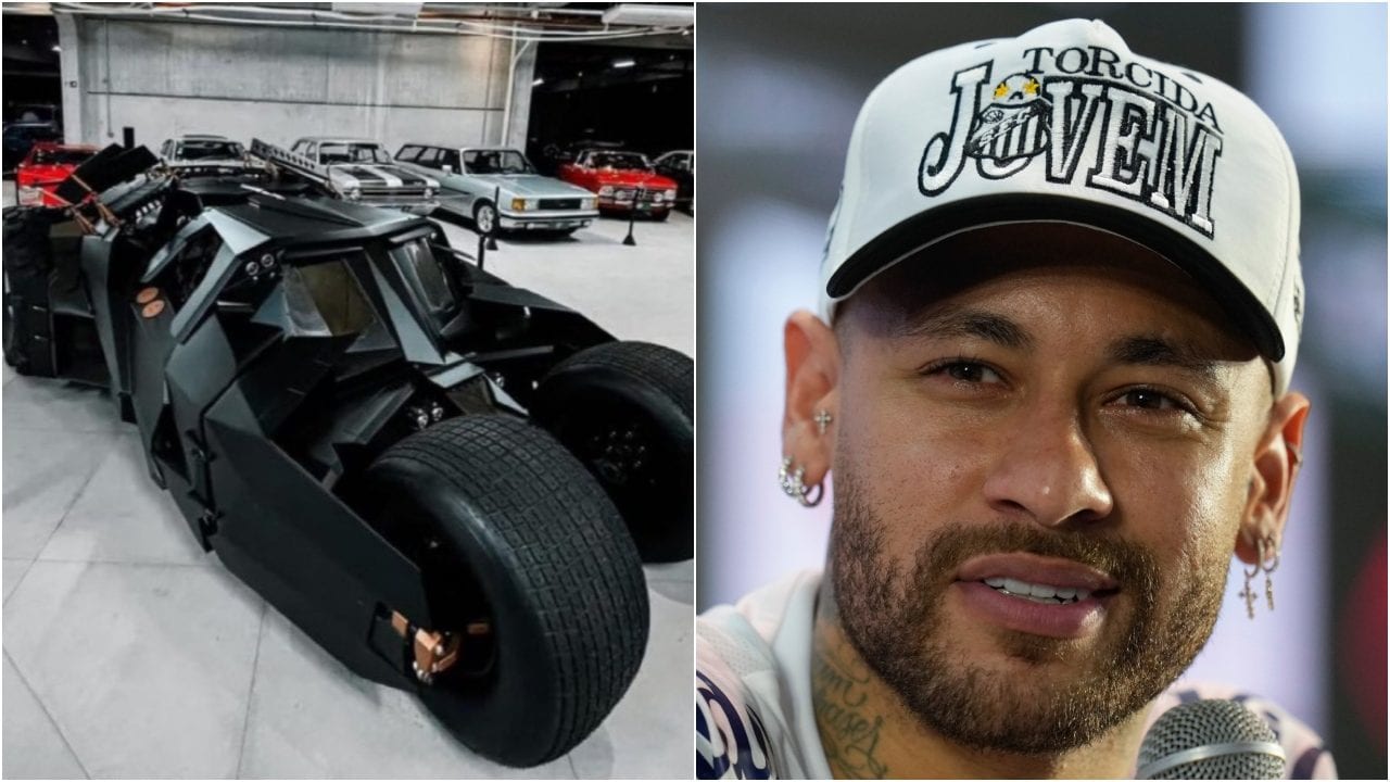 Neymar ha comprato la macchina di Batman per oltre un milione, ma non potrà mai guidarla