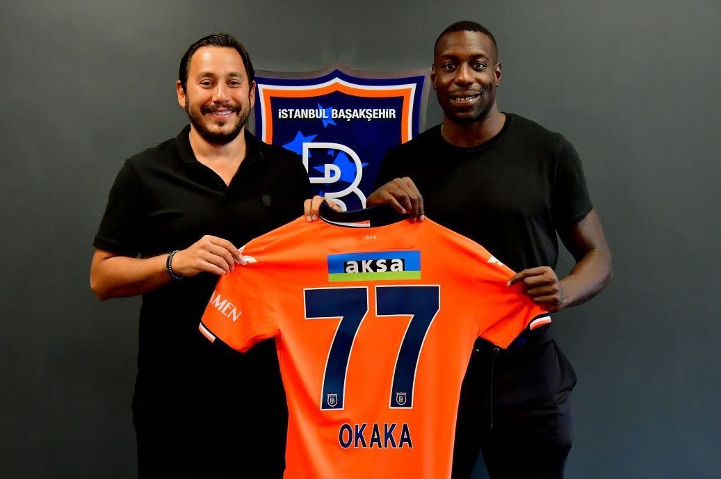 Stefano Okaka il giorno dell’annuncio dell’Istanbul Basaksehir
