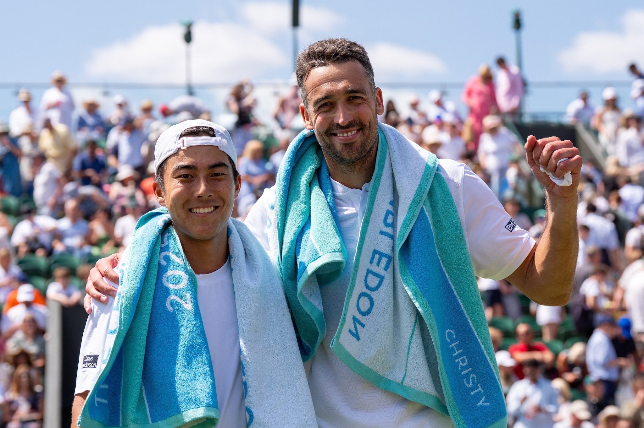 Daid Pel e Rinky Hijikata a Wimbledon: la coppia inedita ha perso solo in finale