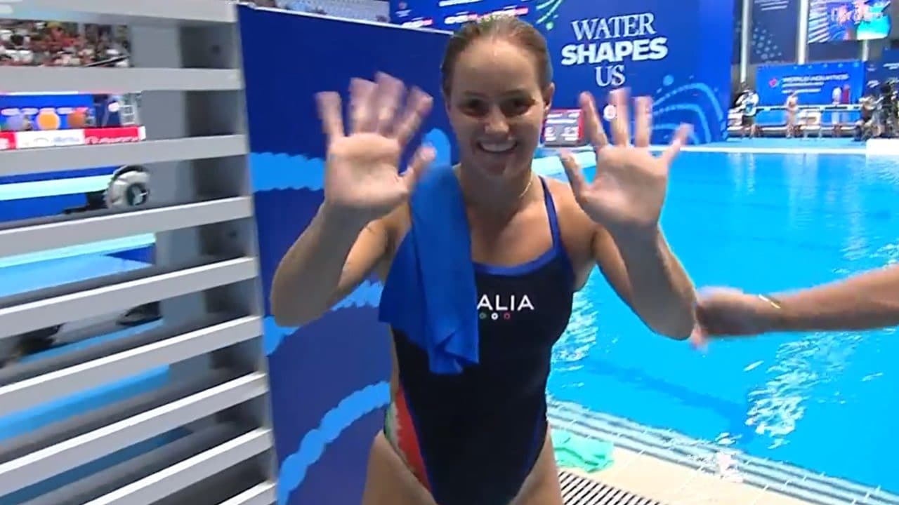 Splendida Chiara Pellacani: è medaglia di bronzo mondiale a Singapore dal trampolino da 1 metro