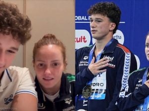 Chiara Pellacani e Matteo Santoro increduli dopo l&#8217;oro: &#8220;Guarda la storia, 12mila visualizzazioni&#8221;