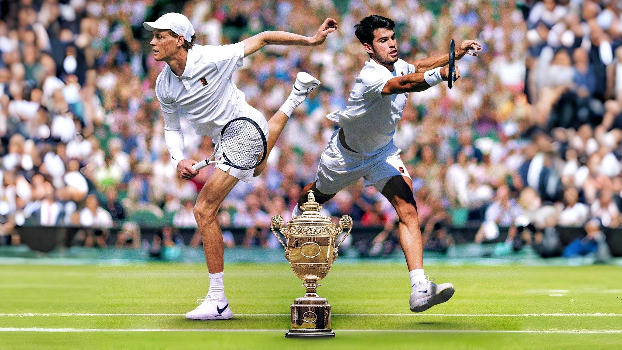 Sinner-Alcaraz, finale di Wimbledon 4-6 6-4 6-4 6-4: Jannik è il primo italiano a trionfare a Wimbledon