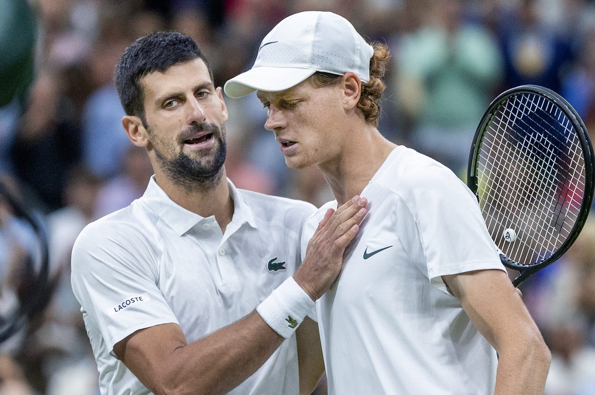Sinner e Djokovic sono sicuri di sapere come finirà la semifinale a Wimbledon, e la pensano uguale