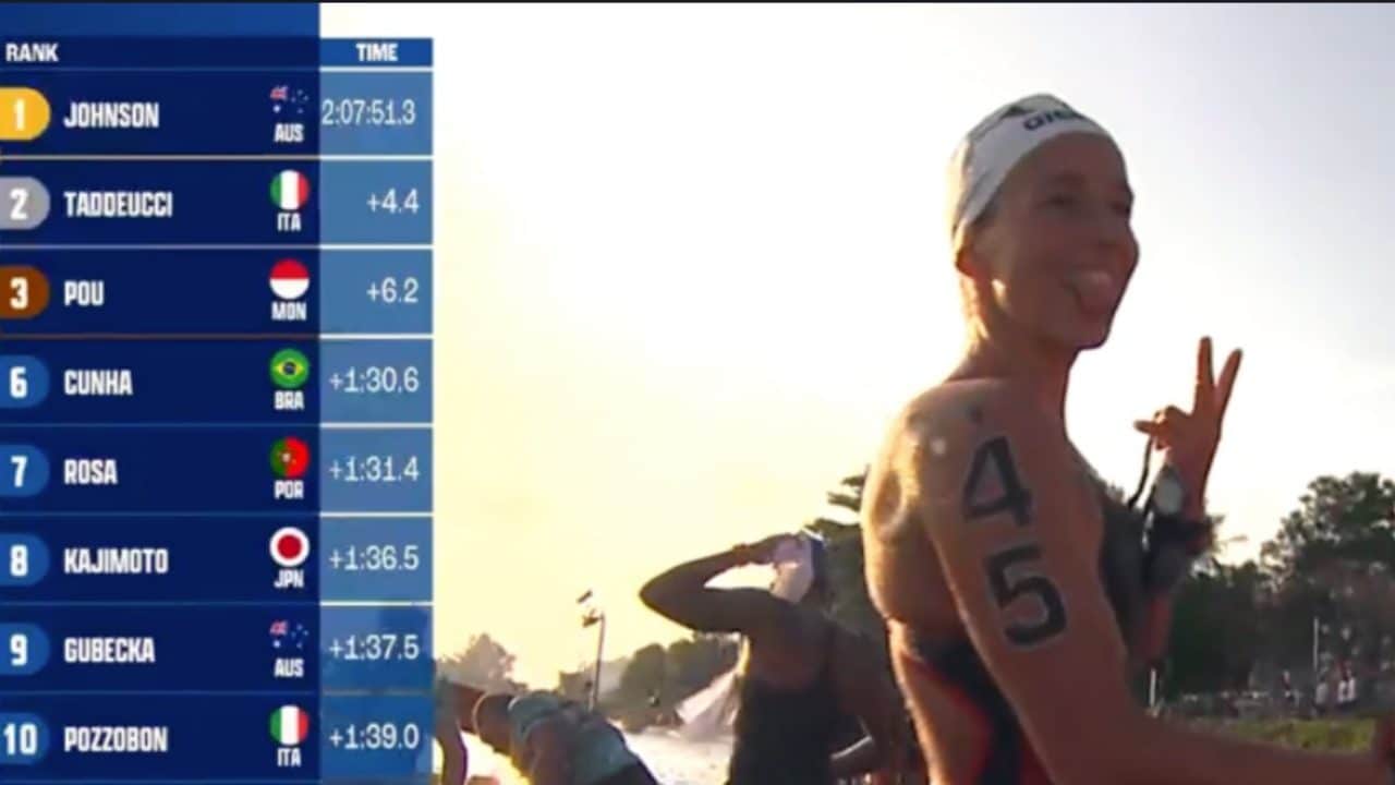 Taddeucci medaglia d’argento nella 10 km in acque libere dei Mondiali di Singapore