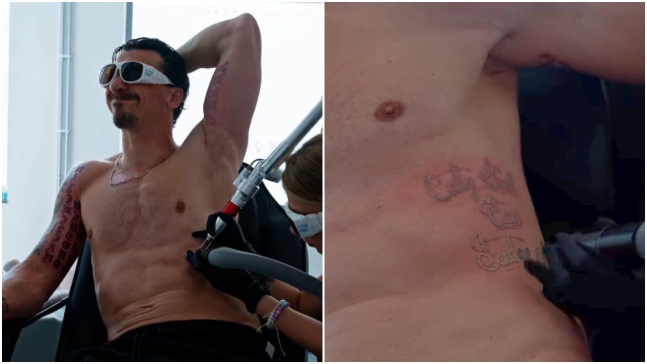 Quale tatuaggio si è fatto rimuovere Ibrahimovic e perché lo ha fatto: Zlatan forse ha capito