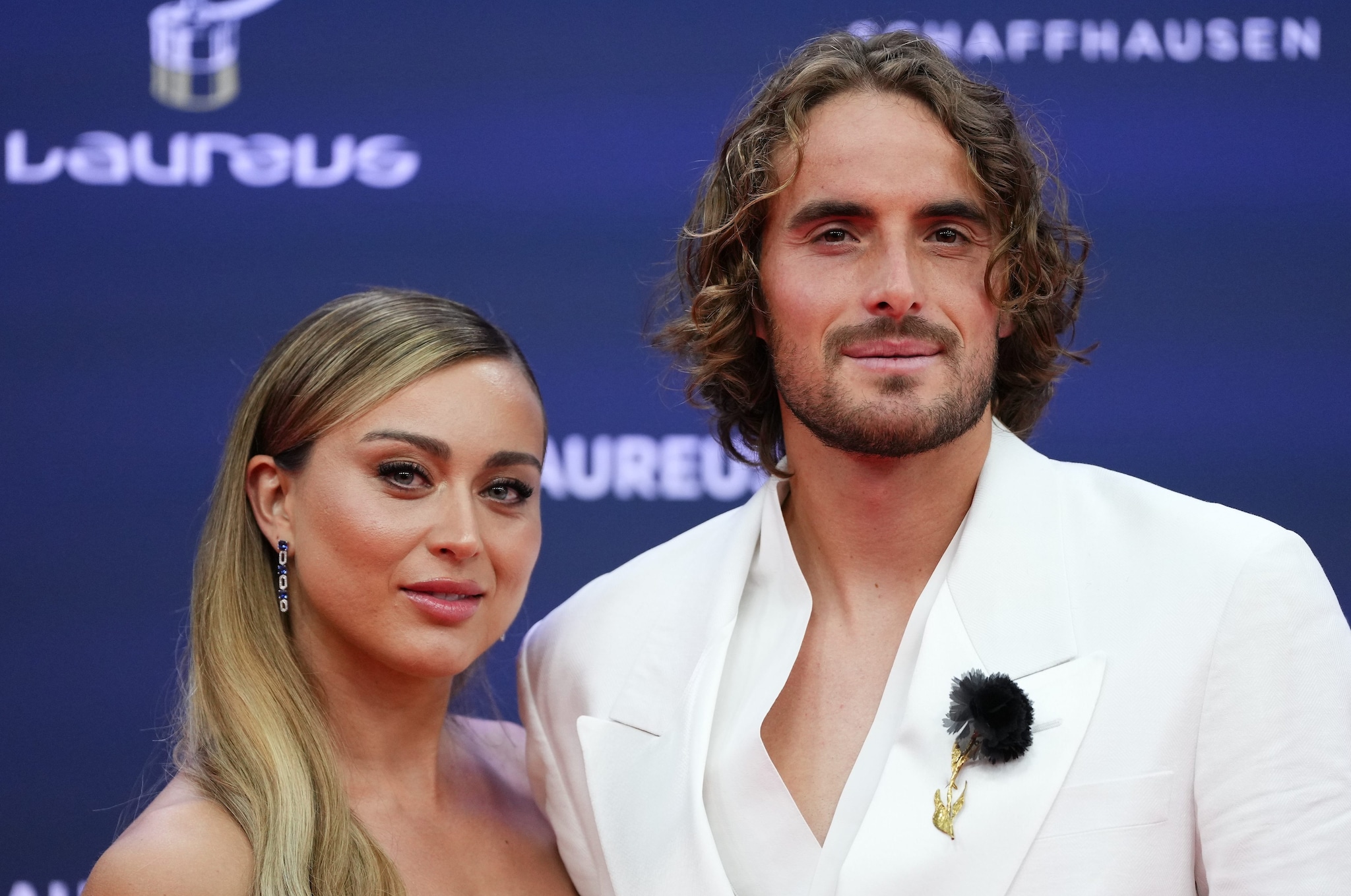 Stefanos Tsitsipas e Paula Badosa fotografati assieme lo scorso aprile