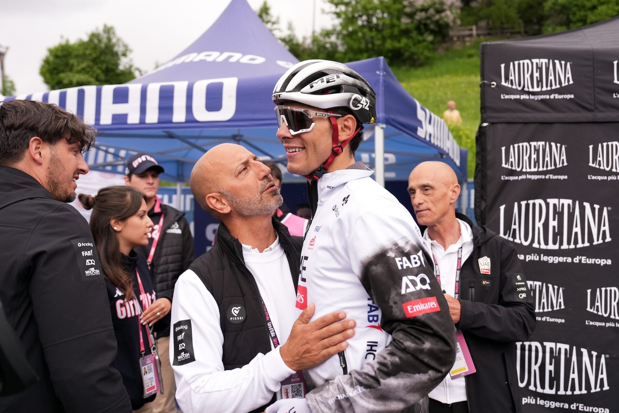 Filippo Baroncini durante l’ultimo Giro d’Italia 2025 dove ha partecipato con i colori della UAE Emirates
