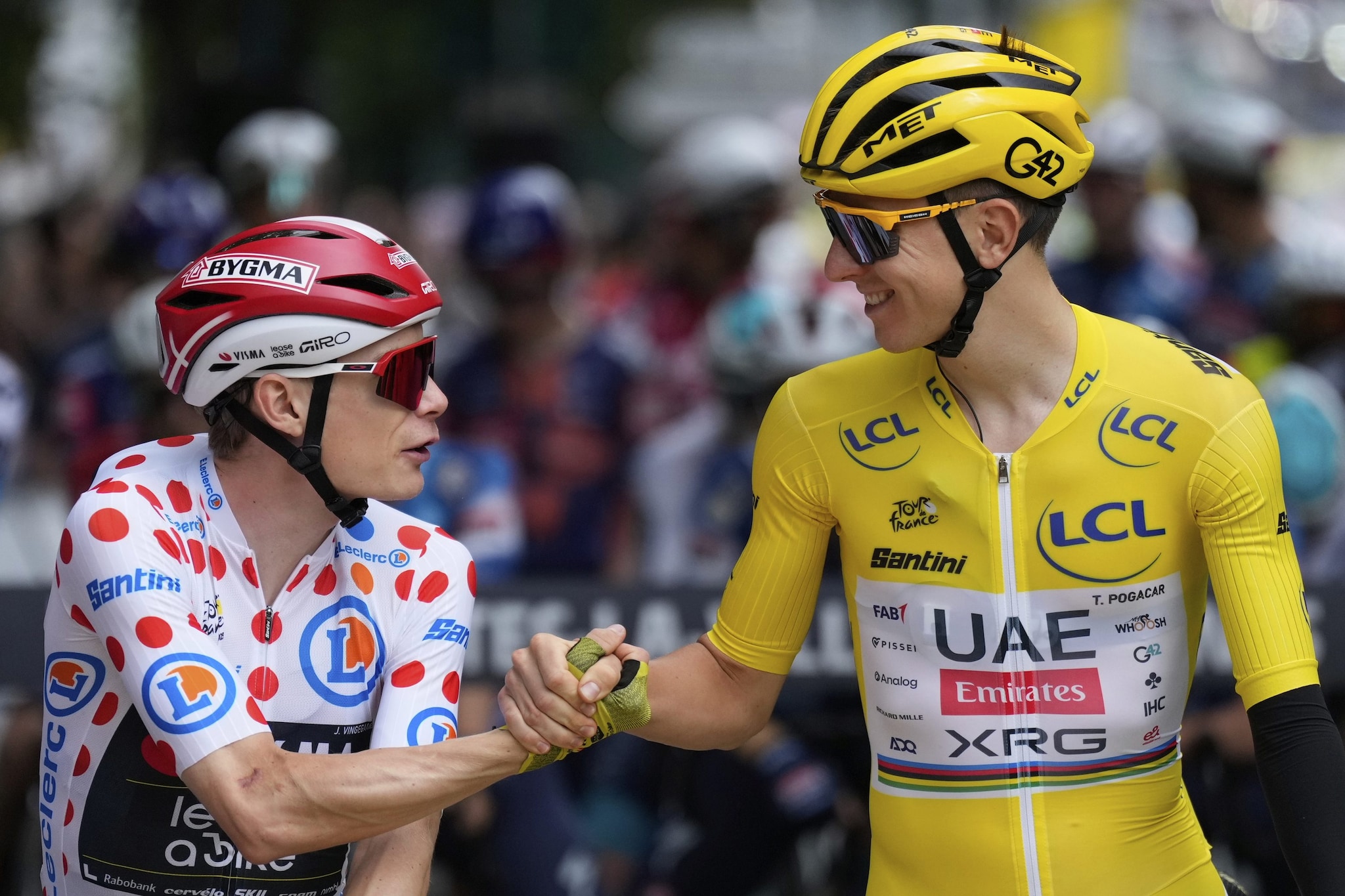 Vingegaard e Pogacar, l’ultimo confronto diretto risale al Tour de France 2025, stravinto dallo sloveno