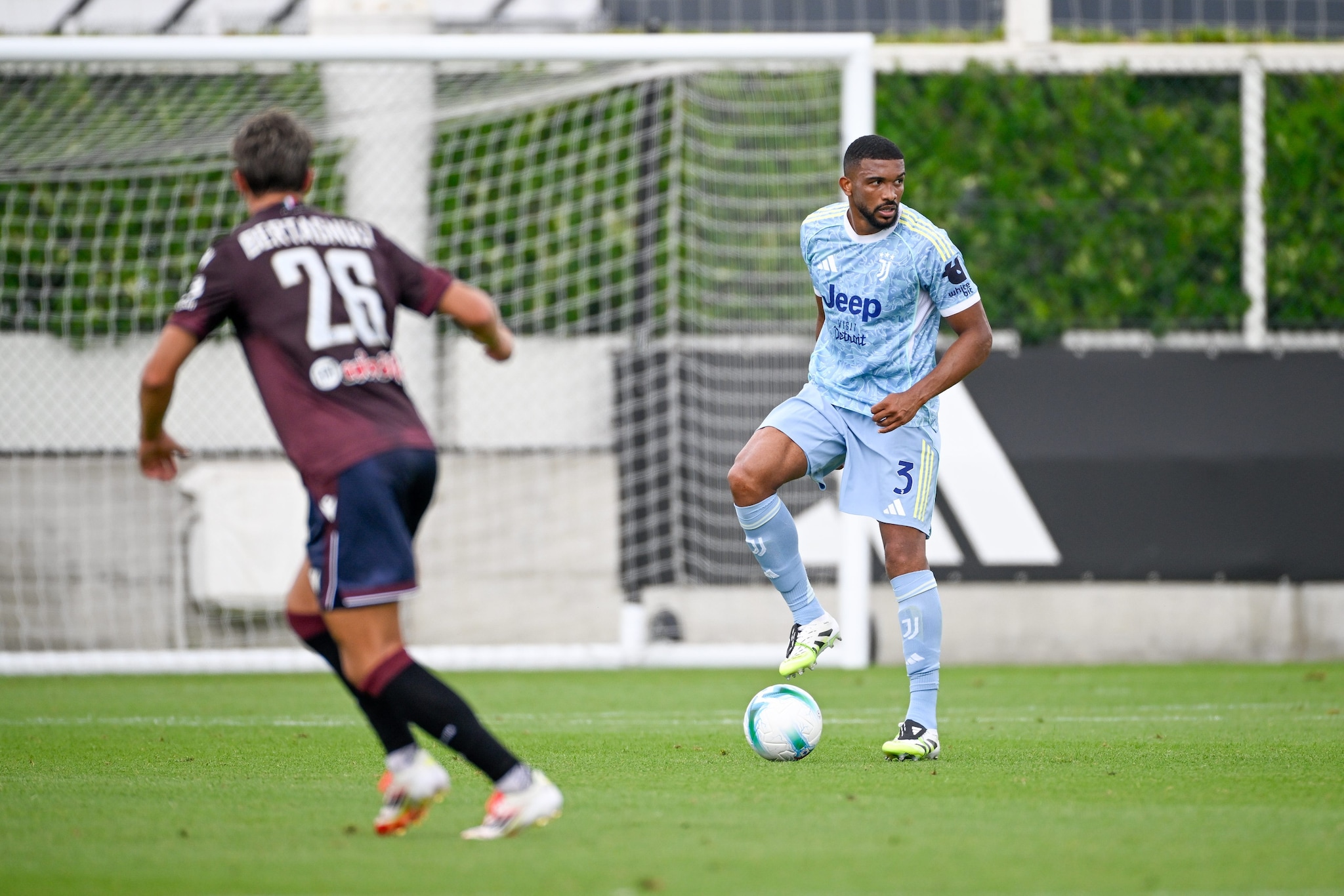 Bremer in campo contro la Reggiana.
