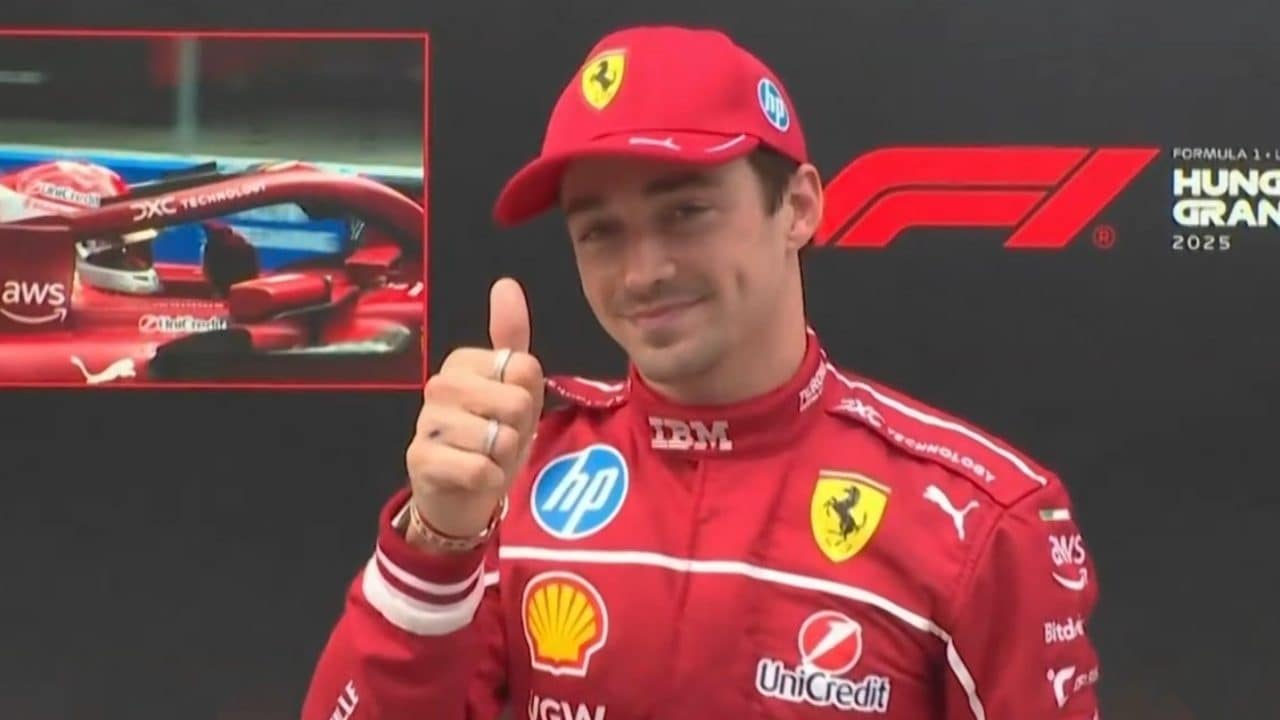 Leclerc stupito dopo la pole dell'Hungaroring: "Non ho capito niente di quello che è successo"