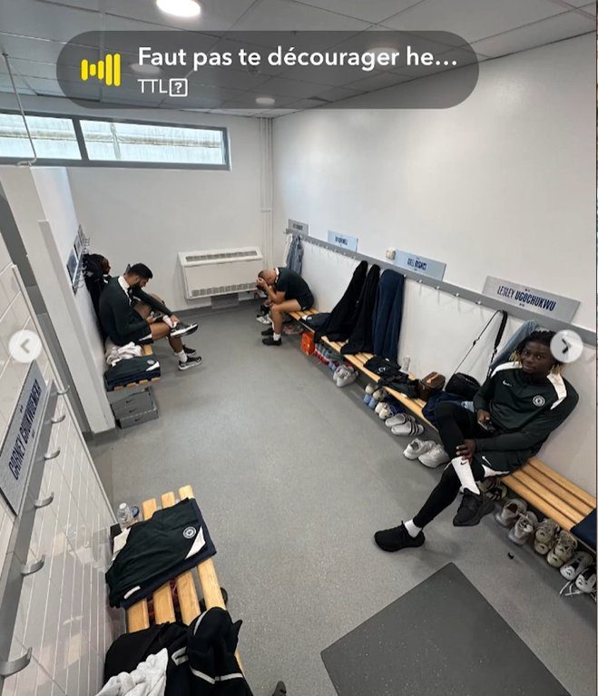 Una delle foto di Axel Disasi pubblicate nelle storie sul suo account Instagram