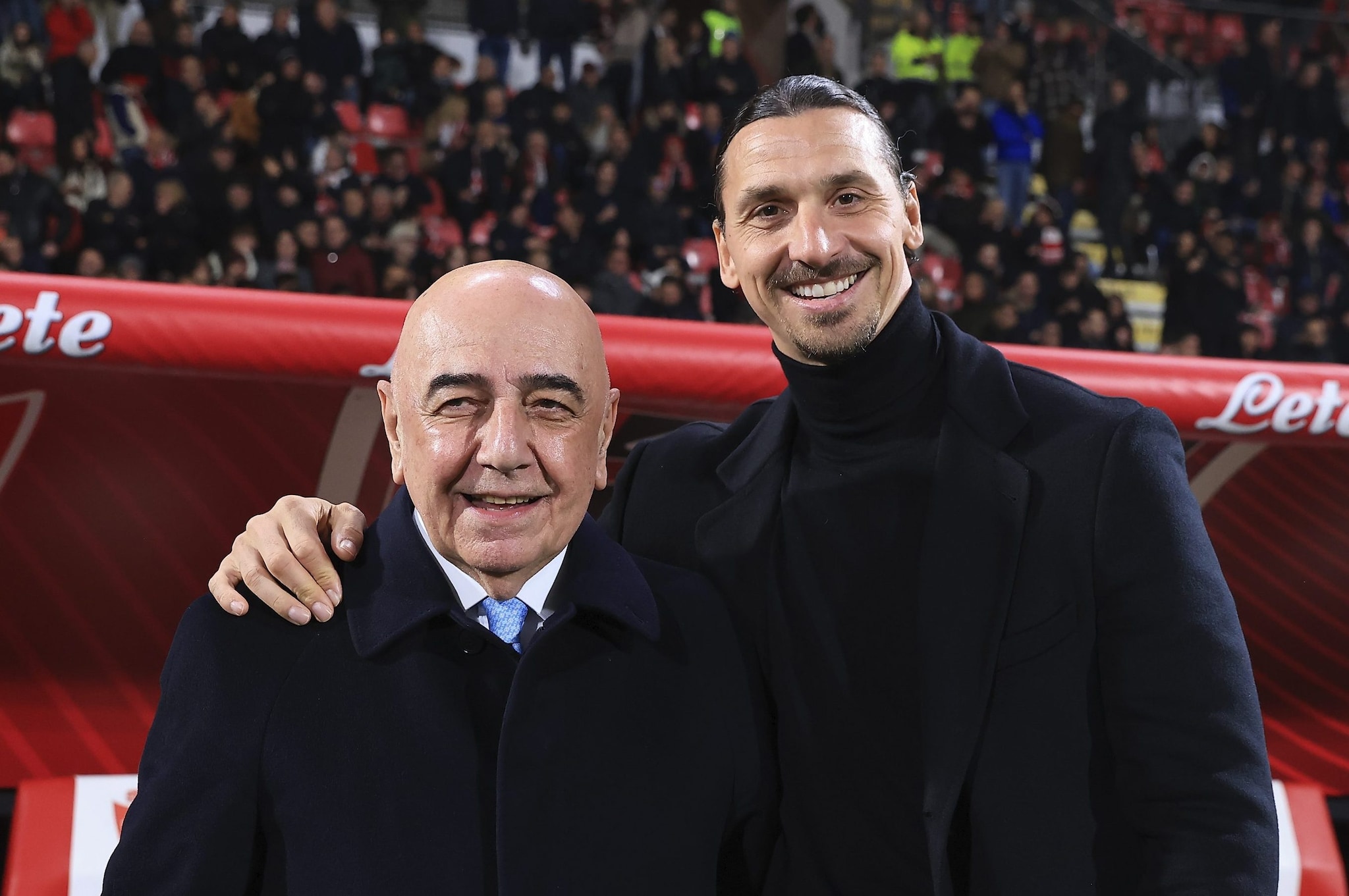 Galliani con Ibrahimovic lo scorso anno in occasione di Monza–Milan