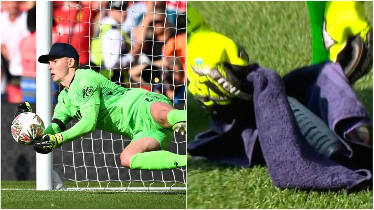 Dean Henderson diventa Benji Price usando il trucco della borraccia per parare i rigori del Liverpool