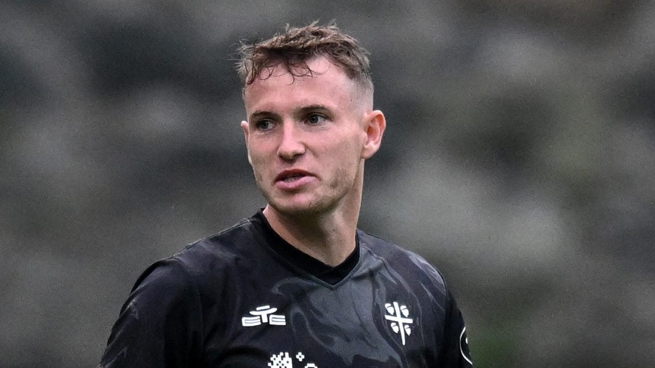 Jankto in campo prima del ritiro.