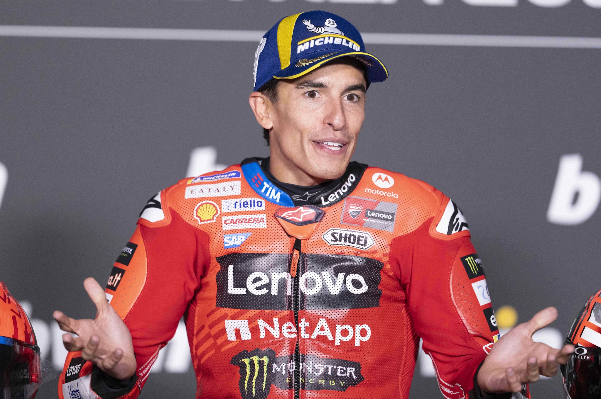 Marc Marquez ha altri pensieri che fare pace con Valentino Rossi: blindare il titolo della MotoGP con la Ducati