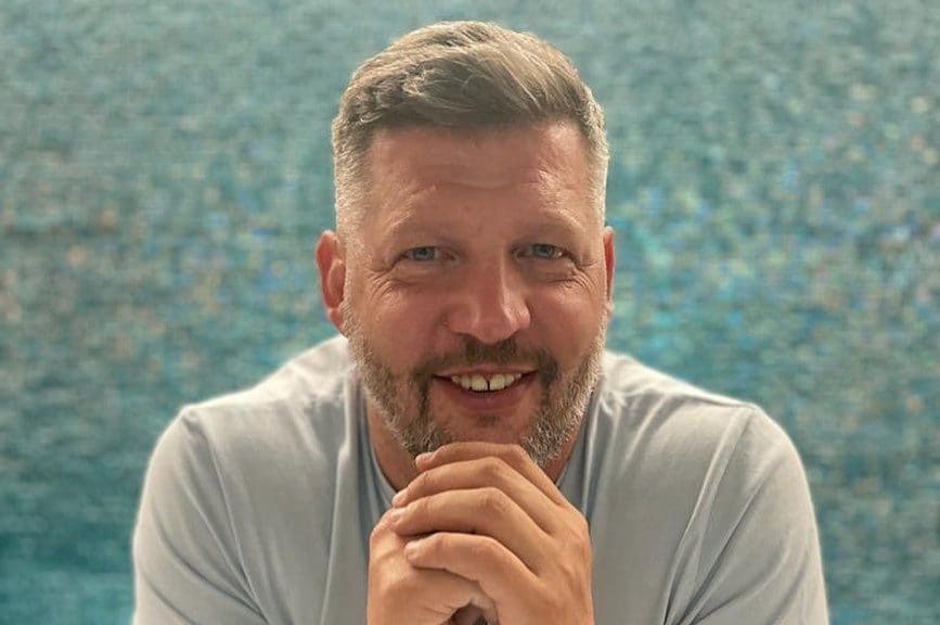 Matteo Materazzi in una foto di tre anni fa, la malattia gli è stata diagnosticata lo scorso anno