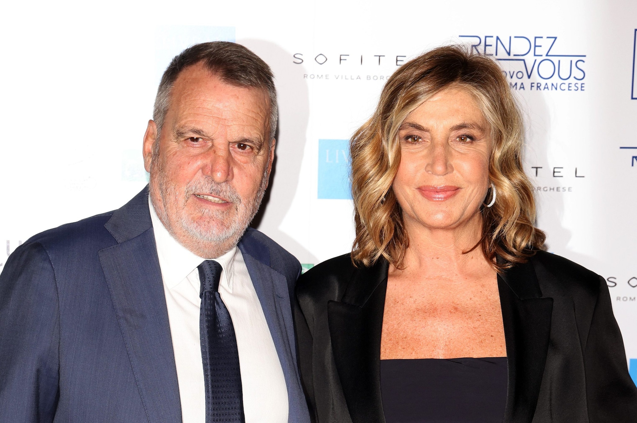 Marco Tardelli e Myrta Merlino lo scorso aprile: stanno assieme dal 2016
