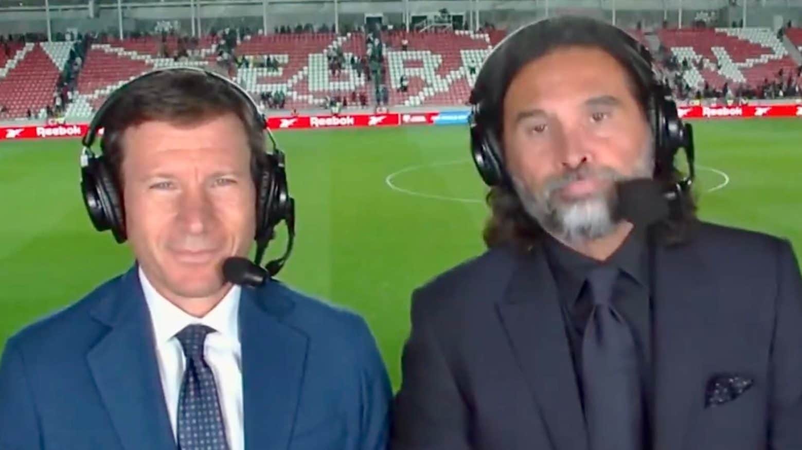 Adani durante una diretta Rai.