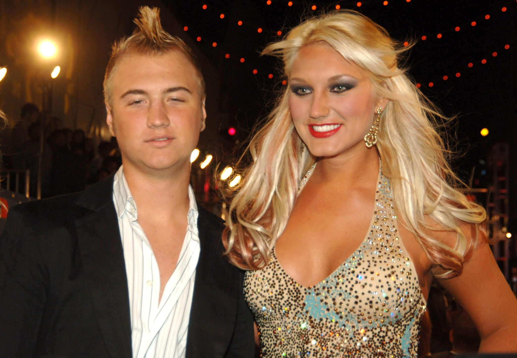Nick Hogan, figlio e unico erede di Hluk, accanto alla sorella, Brooke.