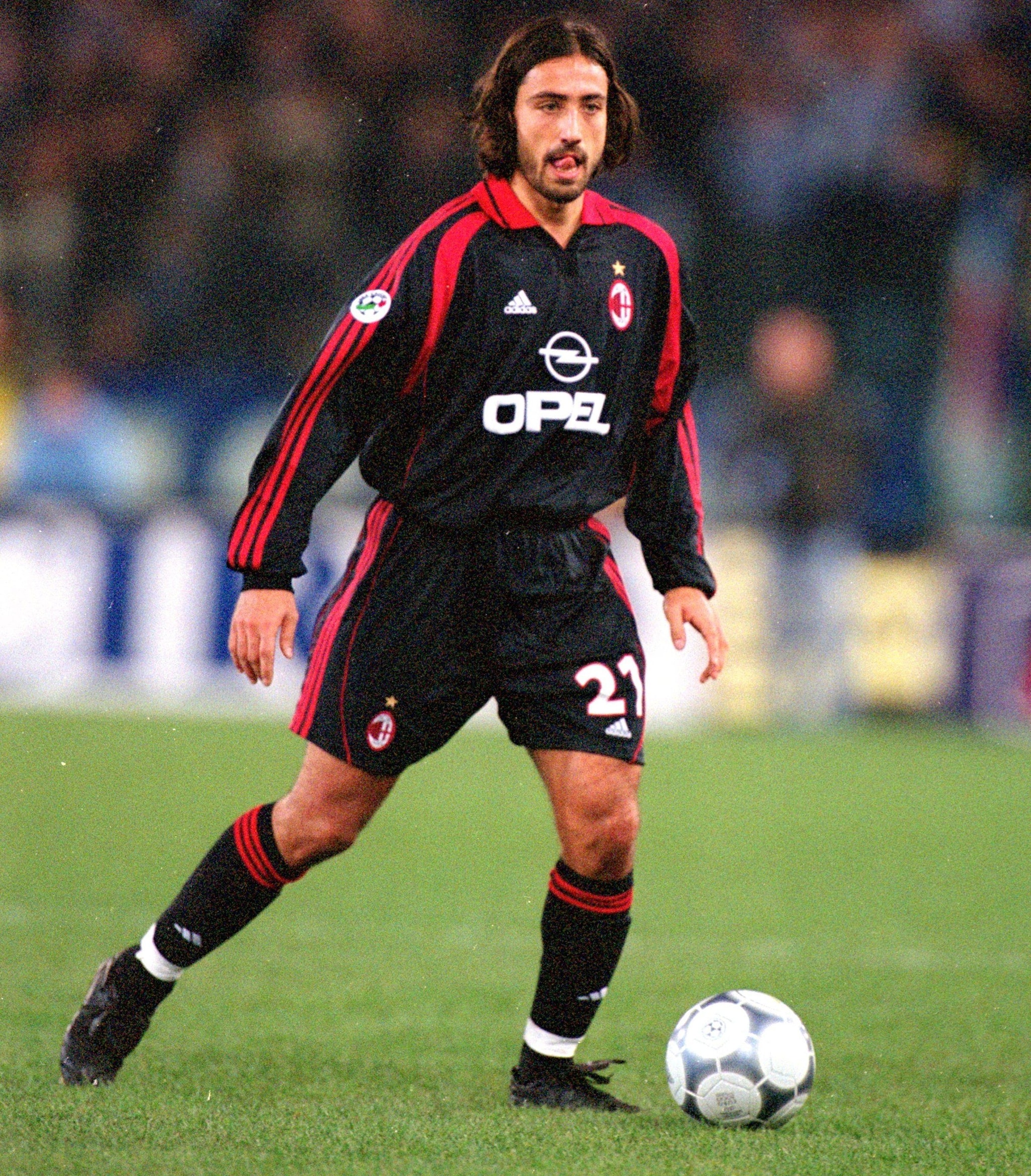 Giunti con la maglia del Milan.