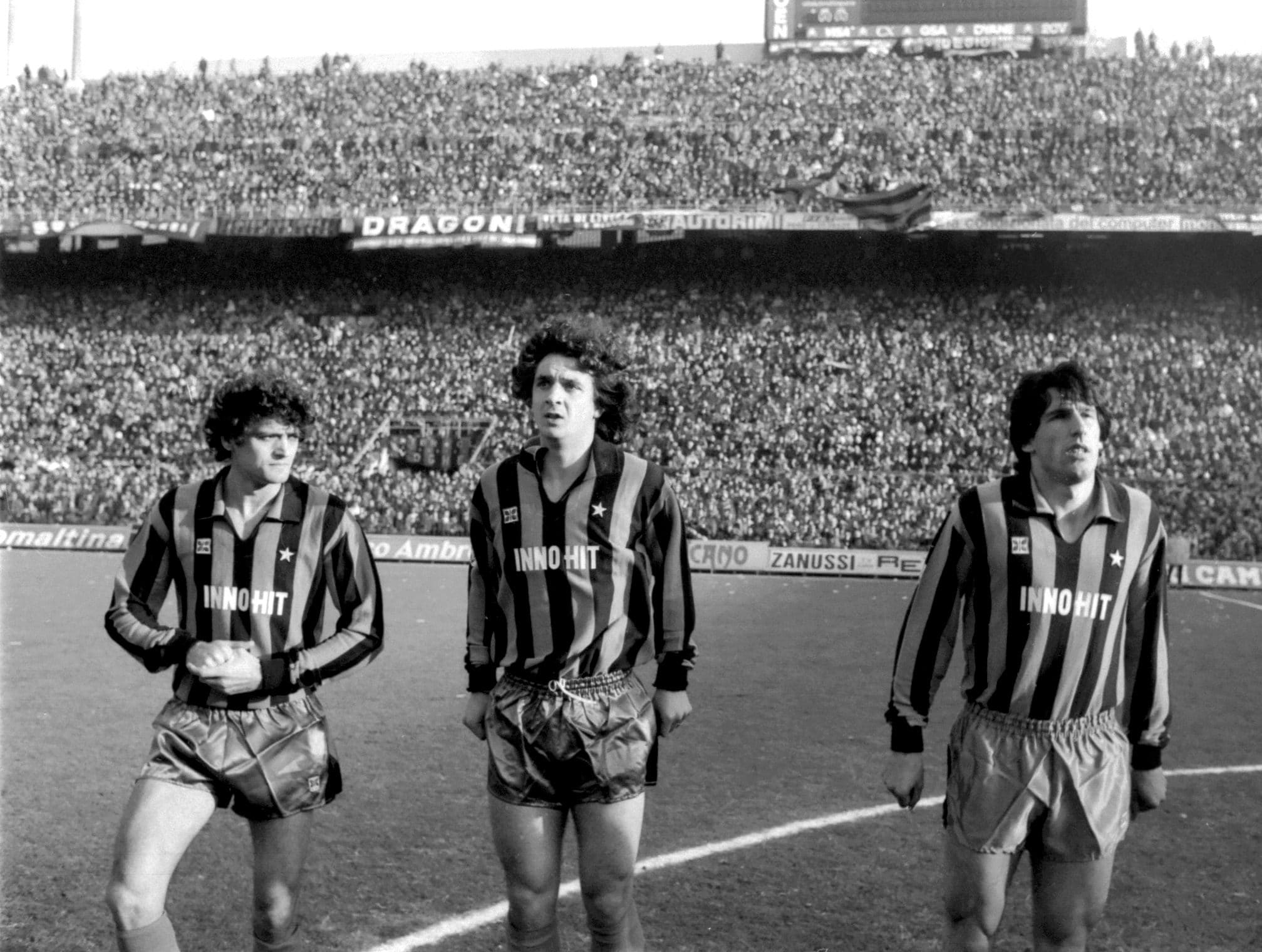 L’Inter nella stagione 1982–1982. Con lo sponsor di maglia Inno Hit.