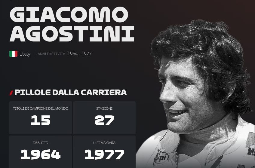 Ancora sul sito ufficiale della MotoGP il conteggio dei titoli iridati conquistati dai piloti comprende anche quelli vinti in altre classi oltre alla 500c e alla MotoGP.