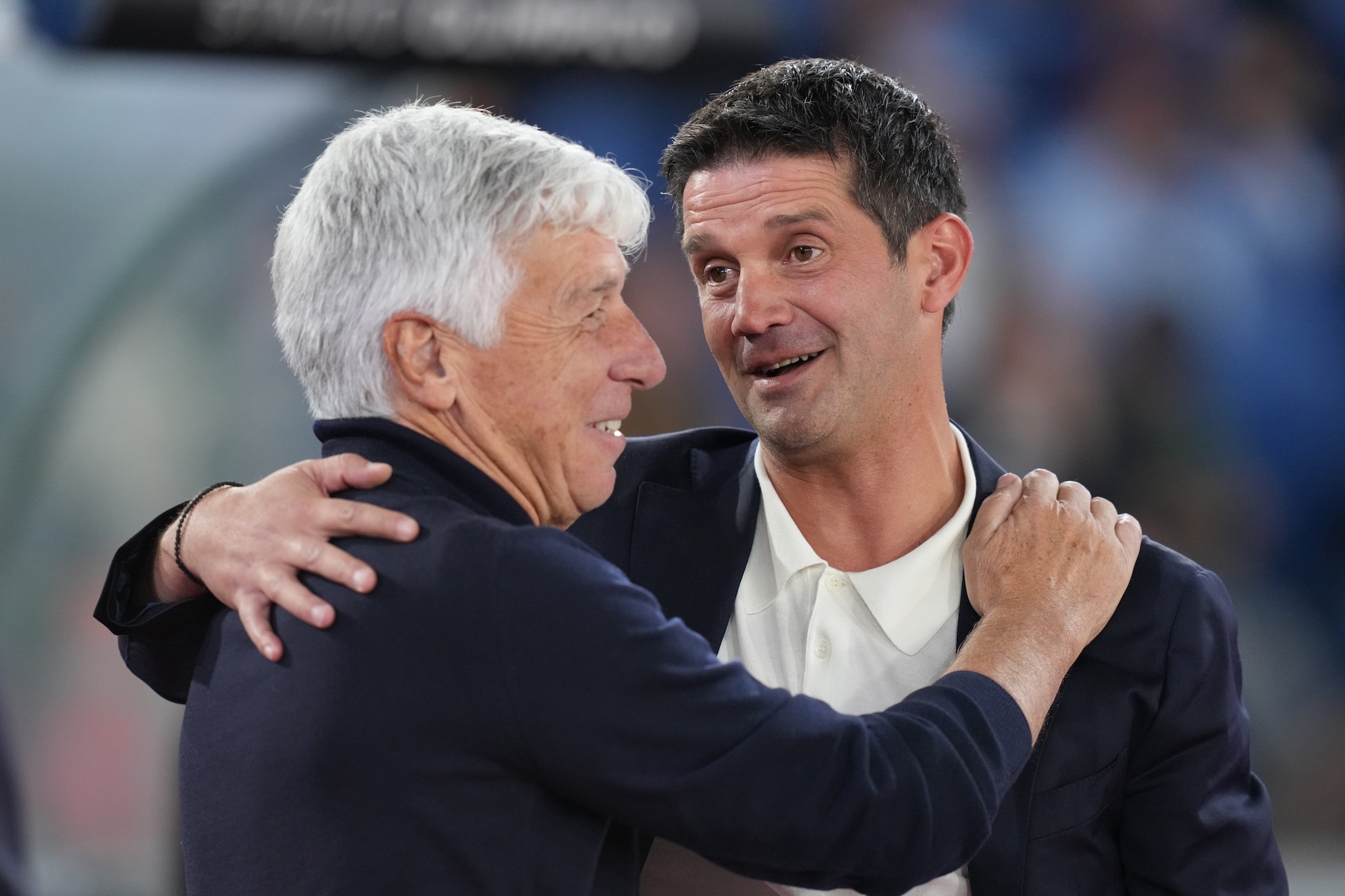 Gasperini da neo tecnico della Roma prima dell’ennesima sconfitta contro l’Inter, saluta Chivu