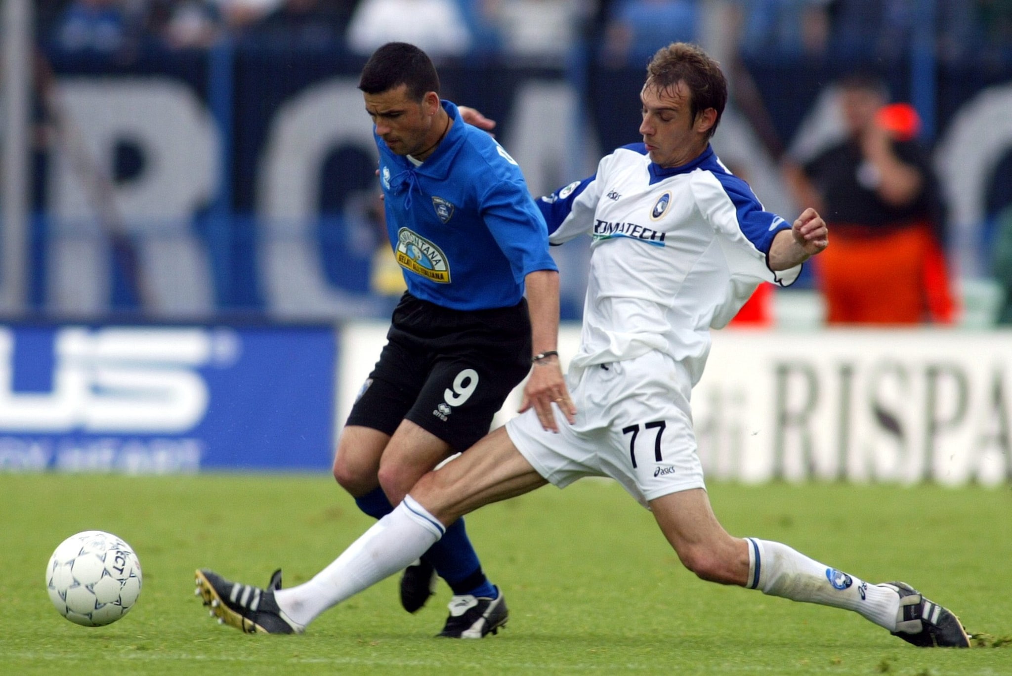 Damiano Zenoni ai tempi dell’Atalanta. Con i nerazzurri ha giocato dal 1998 al 2004.
