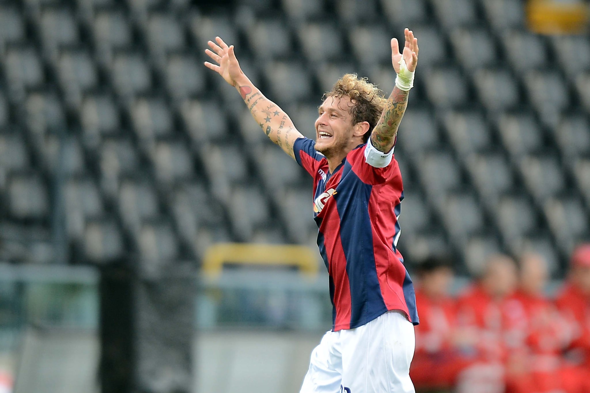 ’Alino’ Diamanti è diventato poi un idolo a Bologna. 22 gol in 88 partite con i rossoblu.