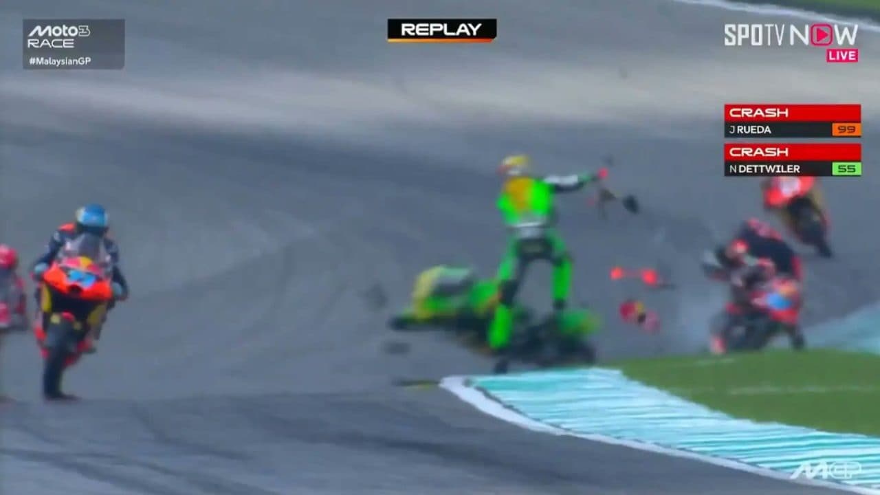 Dettwiler ha sofferto vari arresti cardiaci dopo l'incidente in Moto3: "Hanno lottato per salvarlo"