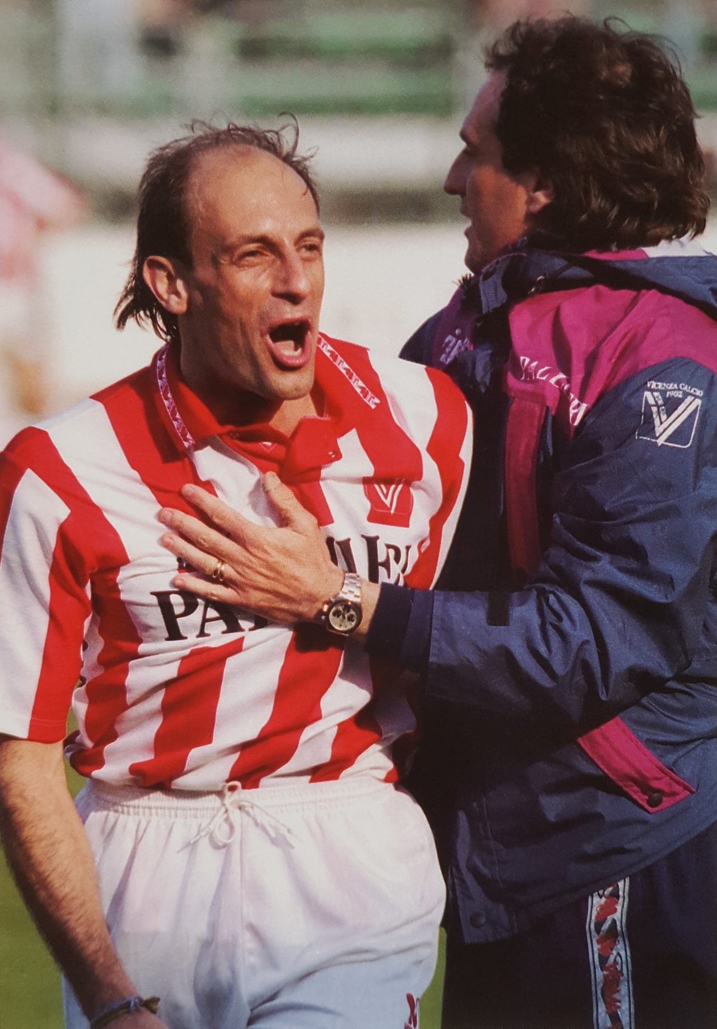 Di Carlo con la maglia del Vicenza.