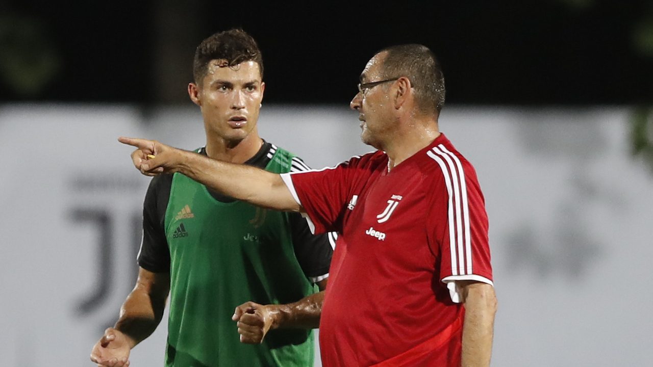 Frabotta ricorda: "Cristiano Ronaldo si mise a masticare erba davanti a Sarri perché era contrariato"