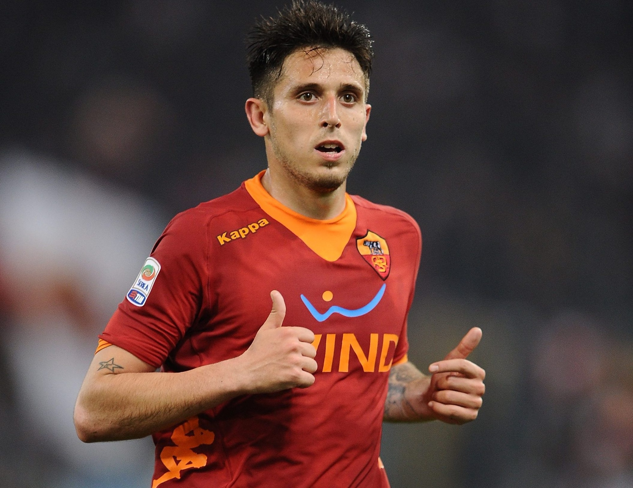 Leandro Greco negli anni alla Roma.