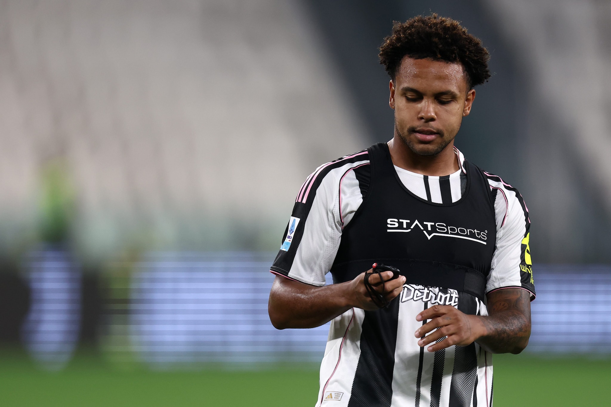 McKennie durante l’allenamento post partita contro il Parma.