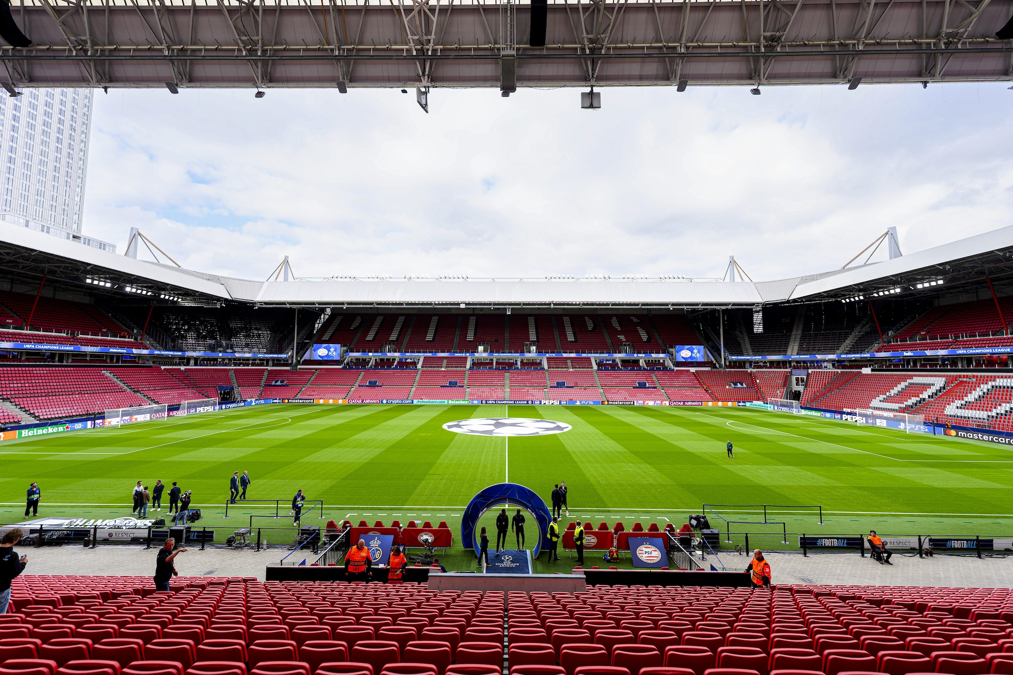 Il Philips Stadion di Eindhoven.