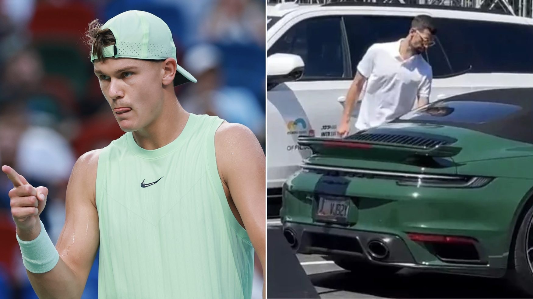 Rune surreale: "Ho visto Djokovic guidare una Porsche 911 e l'ho comprata. Ma non posso guidarla"